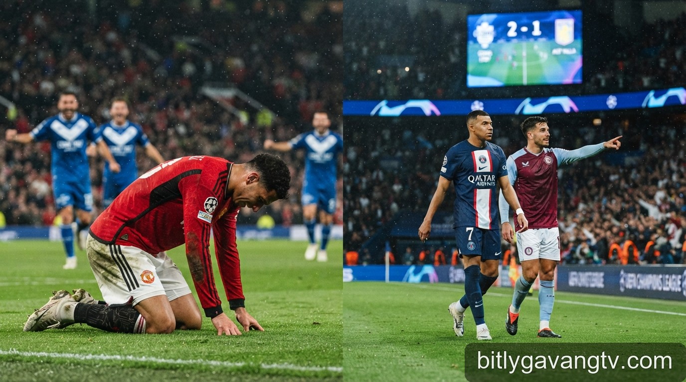 Champions League 2026/27: Man Utd chật vật, PSG và Aston Villa khẳng định vị thế